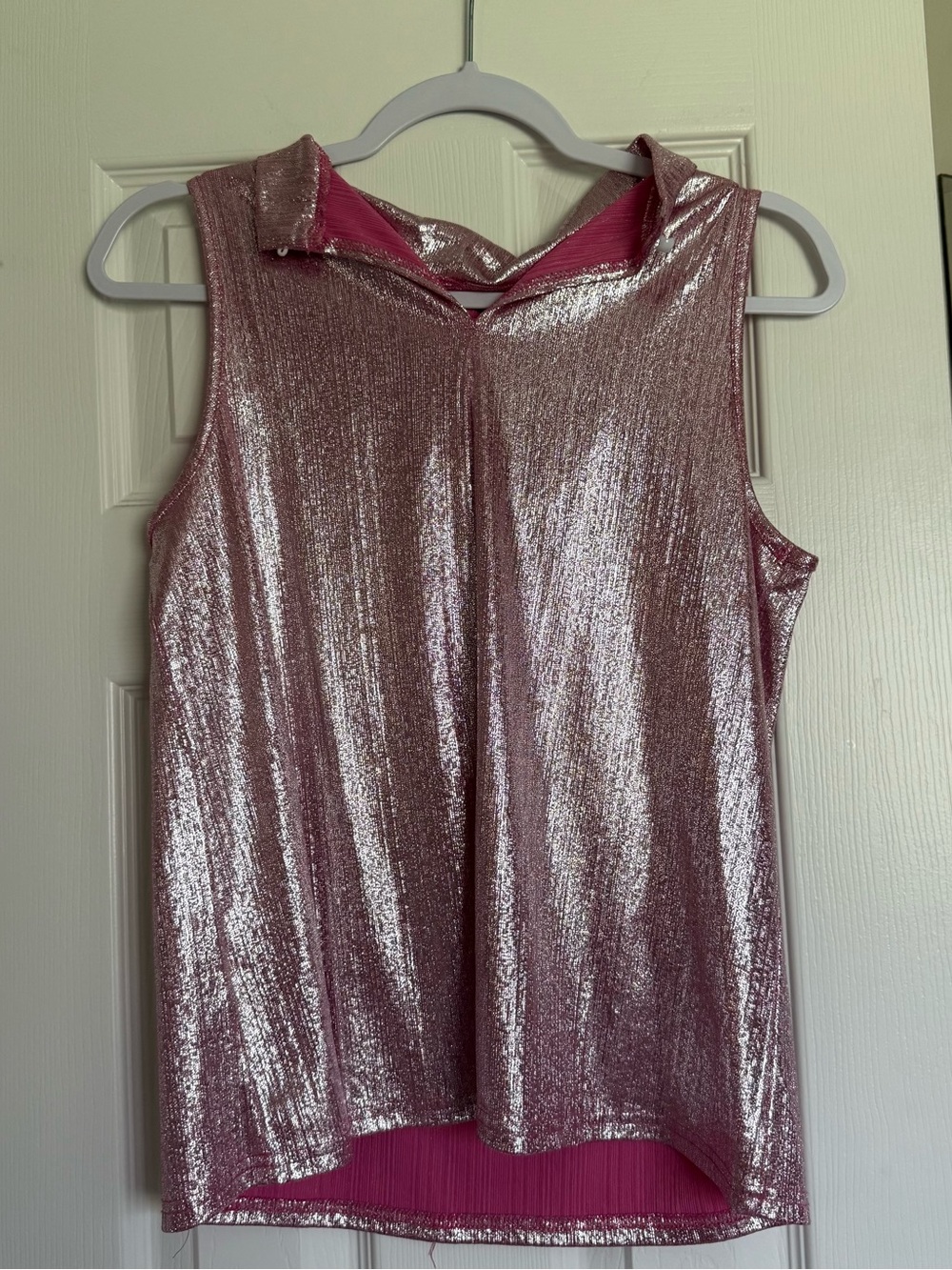 Pink Shimmer Tank - Picture 2 of 3